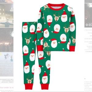 Carter’s 👶🏻🎄❤️ Baby Xmas Pajamas 12 Months. NWT